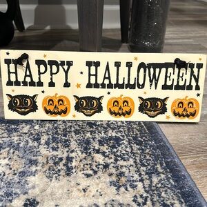 Halloween decor wall sign